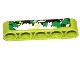 Part No: 32316pb007L  Name: Technic, Liftarm Thick 1 x 5 with Black, White and Green Camouflage Pattern Model Left Side (Sticker) - Set 42027