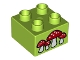 Lot ID: 358114694  Part No: 3437pb074  Name: Duplo, Brick 2 x 2 with 4 Mushrooms Pattern