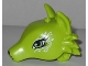 Part No: 35600pb01  Name: Fox Head with Eyes and White Swirls Pattern
