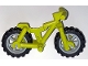 Part No: 36934c01  Name: Bicycle Heavy Mountain Bike with Light Bluish Gray Wheels and Black Tires (36934 / 50862 / 50861)