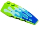 Part No: 41747pb030  Name: Wedge 6 x 2 Right with Blue Water Splash Pattern
