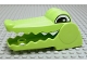 Part No: 44207c01pb01  Name: Duplo Figure Head Animal 2 x 2 Base Alligator / Crocodile with Opening Jaw 5L
