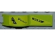 Part No: 50947pb015L  Name: Vehicle, Mudguard 1 x 4 1/2 with Silver Headlights and 'E:GEARZ' and 'ZENZORA' Pattern Model Left Side (Stickers) - Set 8186