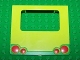 Part No: 58236pb03  Name: Duplo Van Rounded Windshield Rear Door with Red Taillights and Green Bumper Pattern