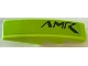 Part No: 61678pb199R  Name: Slope, Curved 4 x 1 with Black 'AMR' Logo Pattern Model Right Side (Sticker) - Set 76910