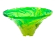 Lot ID: 315803663  Part No: 69784pb02  Name: Tornado Spiral Wide with Marbled Trans-Green Top Pattern