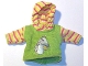 Part No: 72071  Name: Scala, Clothes Female Jacket with Multicolor Striped Hood and Sleeves