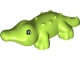 Lot ID: 407347295  Part No: 84189pb01  Name: Duplo Alligator / Crocodile Baby Hatchling with Black Eyes Pattern