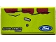 Part No: 87079pb1447 Name: Tile 2 x 4 with Ford Logo, 'EXPLORER XLT' and Dark Red Splotches and Dent Lines Pattern (Sticker) - Set 76956 Part No: 87079pb1447 Name: Tile 2 x 4 with Ford Logo, 'EXPLORER XLT' and Dark Red Splotches and Dent Lines Pattern (Sticker) - Set 76956