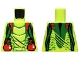 Lot ID: 230009946  Part No: 973pb1192  Name: Torso Ninjago Snake with Dark Green Straps and Red Vials Pattern (Spitta)