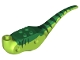 Part No: 98165c01pb10  Name: Dinosaur Body Raptor with Green Top with Dark Green Stripes Pattern