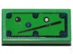 Part No: 3069pb0719  Name: Tile 1 x 2 with Billiards and Cue Stick Pattern (Sticker) - Set 70839