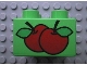 Lot ID: 147227531  Part No: 3437pb004  Name: Duplo, Brick 2 x 2 with 2 Apples Pattern