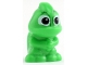 Part No: 36106pb01  Name: Chameleon, Upright with Hole on Top and Hole on Tail with Black Eyes Pattern (Pascal)