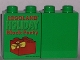 Lot ID: 298038441  Part No: 4066pb307  Name: Duplo, Brick 1 x 2 x 2 with Holiday Block Party 2007 Pattern