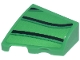 Part No: 5095pb008  Name: Wedge 2 x 2 x 2/3 Left with Green and Black Pattern (Sticker) - Set 77247
