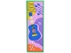 Part No: 69729pb193 Name: Tile 2 x 6 with Blue Music Notes, Lines and Guitar on Yellow, Bright Pink, Orange and Medium Lavender Background Pattern (Sticker) - Set 42653 Part No: 69729pb193 Name: Tile 2 x 6 with Blue Music Notes, Lines and Guitar on Yellow, Bright Pink, Orange and Medium Lavender Background Pattern (Sticker) - Set 42653