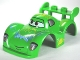 Part No: 95207pb02  Name: Duplo Car Body 2 Studs on Spoiler Wide Fenders with Cars Carla Veloso Pattern