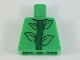 Part No: 973pb3075  Name: Torso with Leaves on Green Stem Pattern