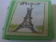 Part No: 33009pb006  Name: Minifigure, Utensil Book 2 x 3 with Eiffel Tower Pattern (Sticker) - Set 3290