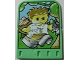 Part No: 42177pb03  Name: Story Builder Jungle Jam Card with Boy Carrying Hat and Binoculars Pattern