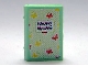 Part No: 33009pb032  Name: Minifigure, Utensil Book 2 x 3 with Red and Yellow Butterflies Diary Pattern (Stickers) - Set 3211