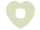 Part No: 46844ppr  Name: Clikits, Icon Accent Foam Paper Heart 2 5/8 x 2 5/8 with Pearlescent Surface