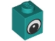 Part No: 3005pb011  Name: Brick 1 x 1 with Black and White Eye with Pupil Pattern