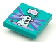 Lot ID: 251566962  Part No: 3068pb1640  Name: Tile 2 x 2 with BeatBit Album Cover - Singing Mouse Pattern