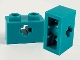 Lot ID: 253407762  Part No: 32064a  Name: Technic, Brick 1 x 2 with Axle Hole and Inside Side Supports