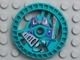 Part No: 32363pb01  Name: Technic, Disk 5 x 5 - RoboRider Talisman Wheel, Grab Mold with Robot Pattern