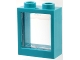 Lot ID: 400528408  Part No: 60592c01  Name: Window 1 x 2 x 2 Flat Front with Trans-Clear Glass (60592 / 60601)