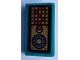 Part No: 85984pb349  Name: Slope 30 1 x 2 x 2/3 with Red Button, Speaker Grille and Pixelated Display with Letter S Pattern (Sticker) - Set 80012