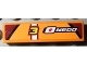 Part No: 2431pb0178  Name: Tile 1 x 4 with Number 3 and 'NEGO' Pattern (Sticker) - Set 8304