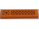 Lego part: Tile 1 x 4 with Tread Plate and Ring Pattern (Sticker) - Set 60166