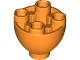 Part No: 24947  Name: Brick, Round 2 x 2 Dome Bottom with Studs