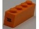 Part No: 3010pb140  Name: Brick 1 x 4 with 'XR FUEL' on Orange Background Pattern on Both Sides (Stickers) - Set 8186