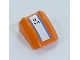 Part No: 30602pb034  Name: Slope, Curved 2 x 2 Lip with 2 Blue Stripes and 'B14' Pattern (Sticker) - Set 7737