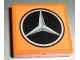 Part No: 3068pb0624  Name: Tile 2 x 2 with Mercedes-Benz Logo Pattern (Sticker) - Set 8110