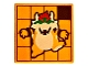 Part No: 3068pb1839  Name: Tile 2 x 2 with Bowser and Squares Pattern