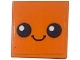 Part No: 3068pb2729  Name: Tile 2 x 2 with Smiley Face with Black Eyes and Mouth Pattern (Sticker) - Set 42674