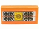Part No: 3069pb0225  Name: Tile 1 x 2 with Gauges and Yellow Display Pattern (Sticker) - Set 8630