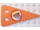 Part No: 3148foam01apb02  Name: Foam Part for Set 3148 - Scala Flag Triangular with 2 Holes with Bear Head Pattern on Both Sides (Stickers) - Set 3148