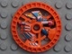 Part No: 32353pb01  Name: Technic, Disk 5 x 5 - RoboRider Talisman Wheel, Skeleton Mold with Robot Pattern