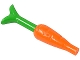 Lot ID: 378838234  Part No: 33172c01  Name: Carrot with Bright Green Top (33172 / 33183)