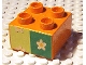 Lot ID: 305231104  Part No: 3437pb003  Name: Duplo, Brick 2 x 2 with Flower Wallpaper Pattern