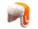 Part No: 36933pb02  Name: Minifigure, Headgear Ushanka Hat with Molded White Fur Lining Pattern