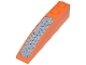 Part No: 42022pb16  Name: Slope, Curved 6 x 1 with Tread Plate Pattern (Sticker) - Set 7738