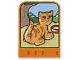Part No: 42183pb06  Name: Story Builder Happy Home Card with Cat Pattern