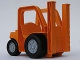 Lot ID: 278357305  Part No: 42404c01  Name: Duplo Forklift Truck with Large and Small Black Wheels